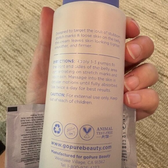 Go Pure Tighten and Smooth belly cream - Picture 4 of 4